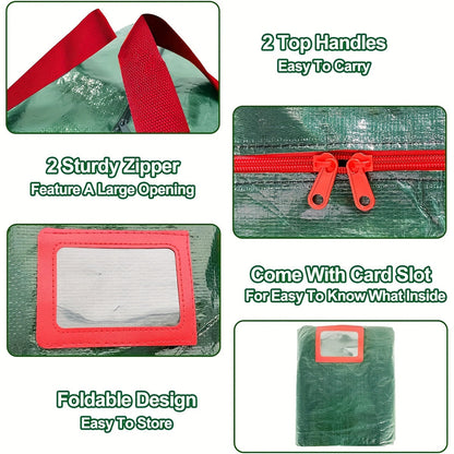 Big Holiday Tree Storage Bag Waterproof Polyester Container