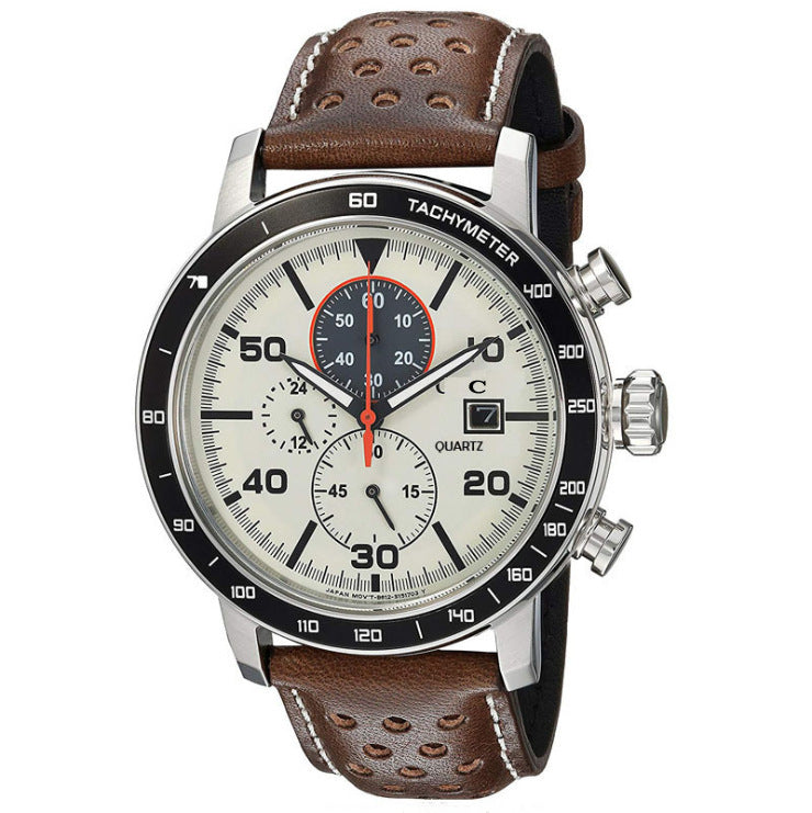 Stylish 6-Function Quartz Watch for Men - Fesara