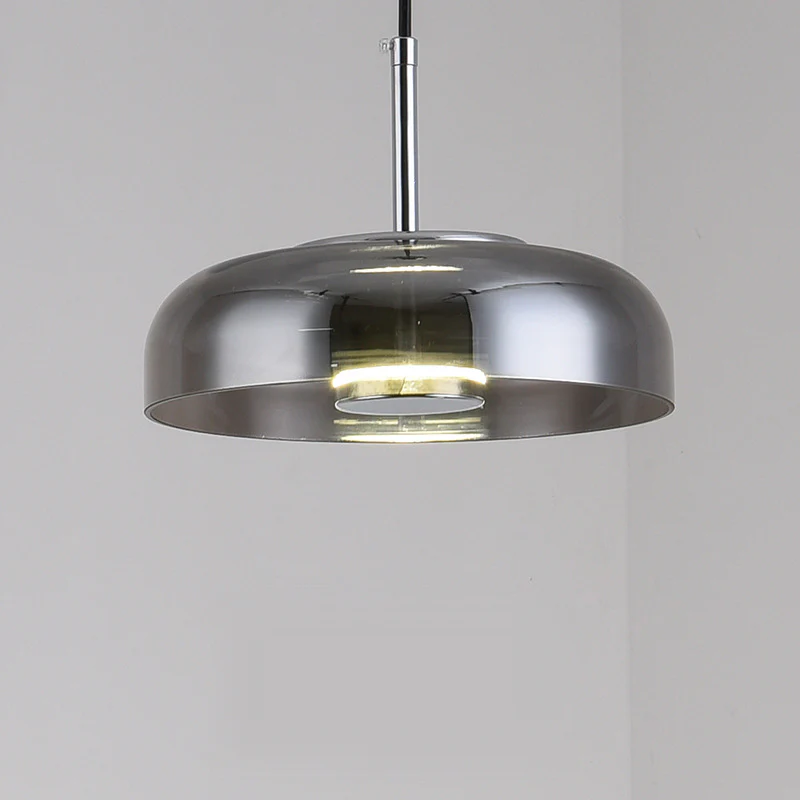 Contemporary Glass Hanging Pendant Light Fixture