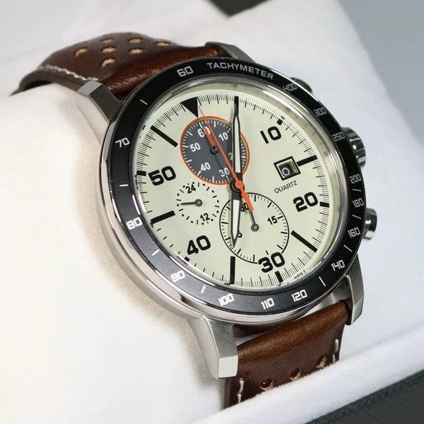 Stylish 6-Function Quartz Watch for Men