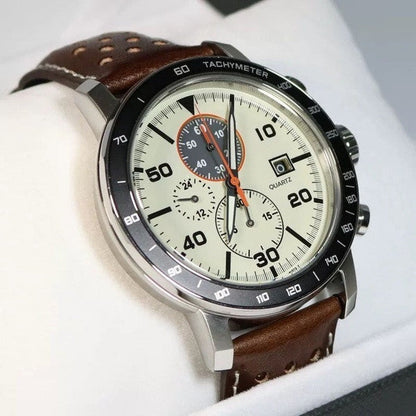 Stylish 6-Function Quartz Watch for Men