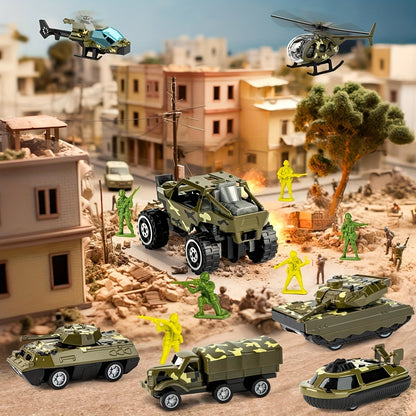 Ultimate Army Action Playset with 14 Pieces