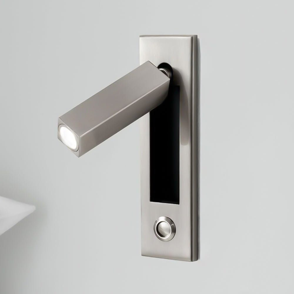 Sleek Contemporary Recessed LED Wall Light Fixture