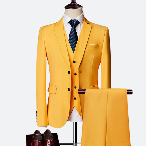 Variant image for Jonah - 3-Piece Slim Fit Men's Suit Set for Weddings and Formal Events-57