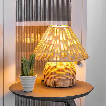 Woven Fabric Desk Lamp