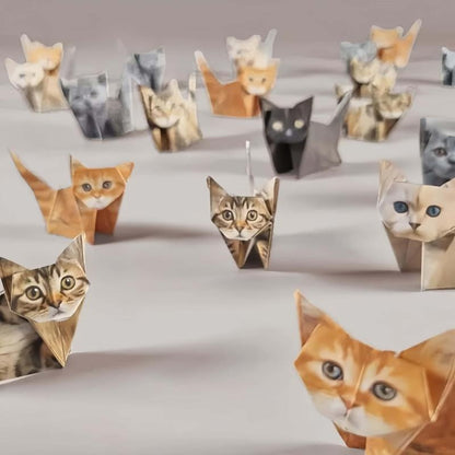 Fun Cat Paper Folding Kit