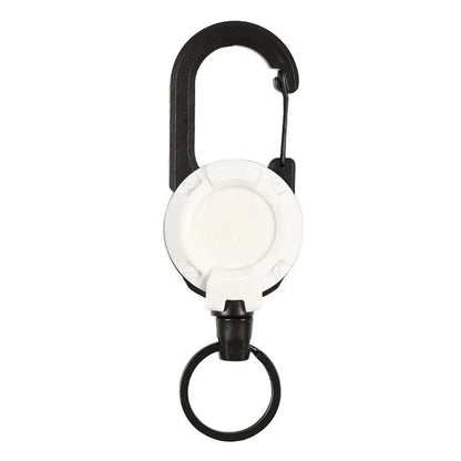 Retractable Outdoor Keychain with Steel Cable