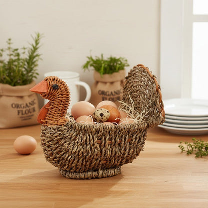Rustic Woven Turkish Style Storage Basket
