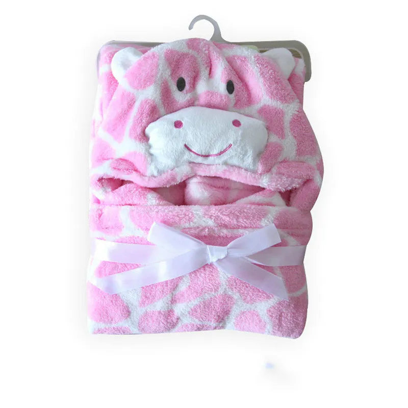 Cozy Kids Hooded Bath Towel – Cute Animal Design