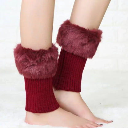 Cozy Fesara FurryLegs - Soft and Stylish Winter Leg Warmers