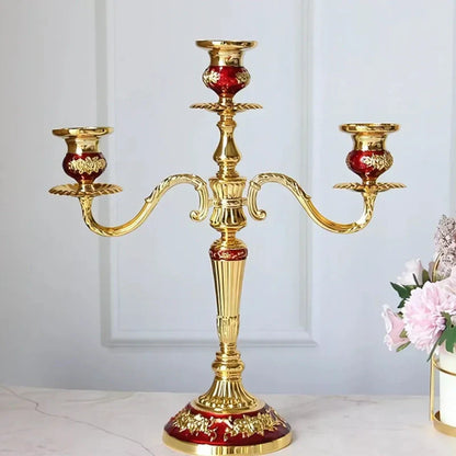 Luxury Gold Candle Holder