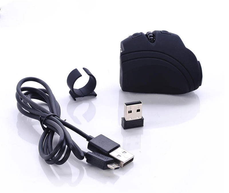 Compact Cordless Thumb Trackball Mouse - Fesara