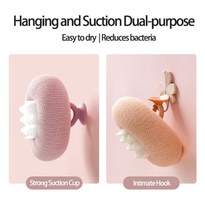 Gentle Floral Bathroom Suction Ball