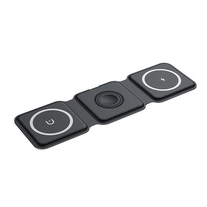 Compact 3-in-1 Portable Wireless Charging Pad - Fesara