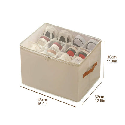 Fesara | Foldable Clear Top Shoe Storage Box