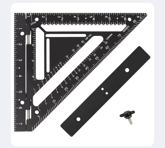 Precision Rafter Square Measuring Tool - Fesara