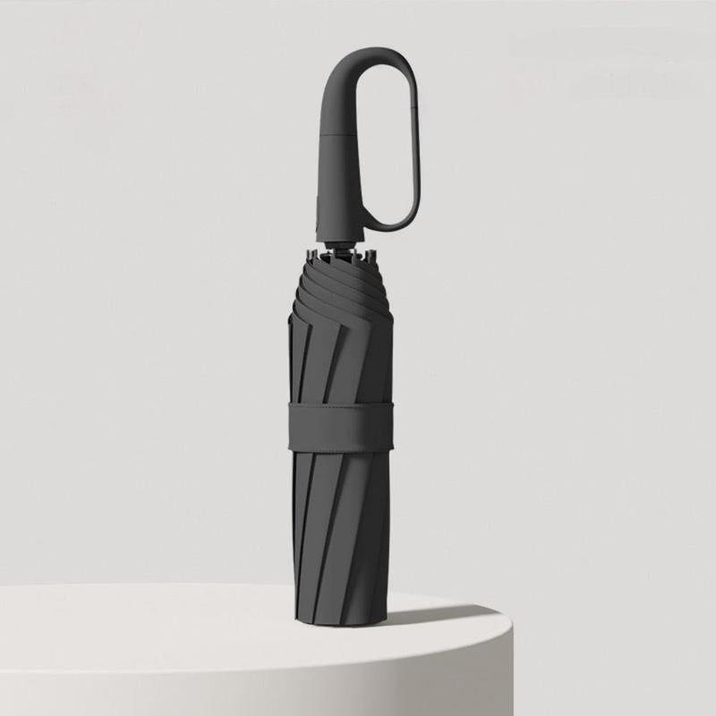Compact Folding Umbrella with Secure Grip Handle - Fesara
