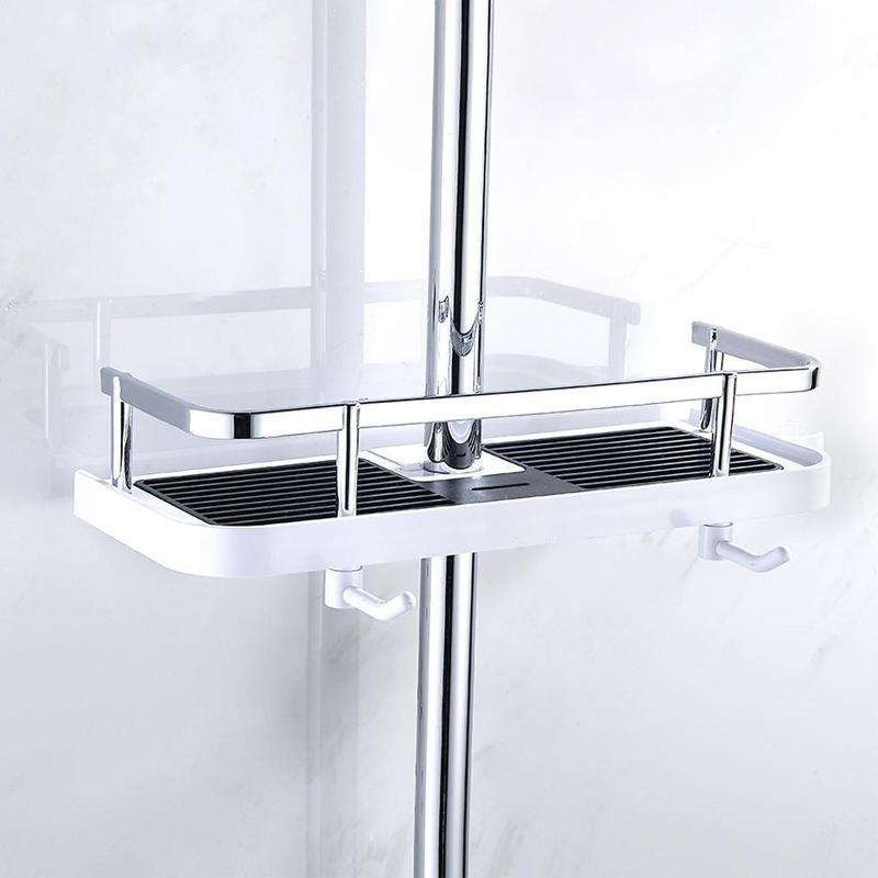 Wall Mounted Shower Caddy - Compact Bathroom Organizer - Fesara