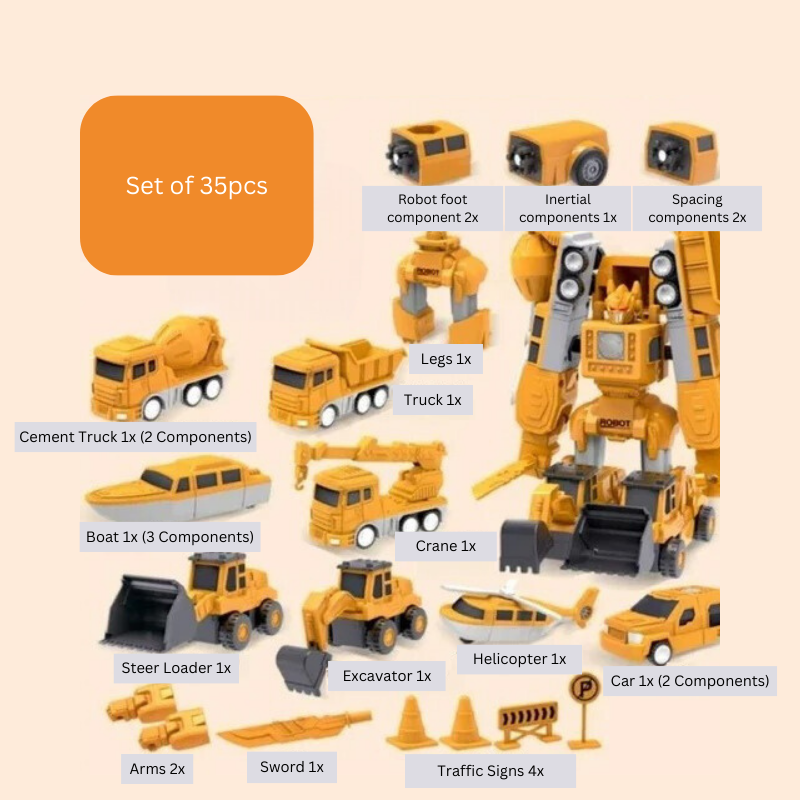 Magnetic Building Blocks Toy Set For Kids