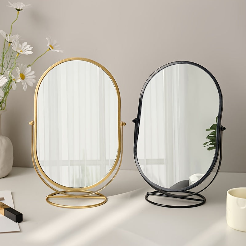 Compact 360 Degree Rotating Makeup Mirror