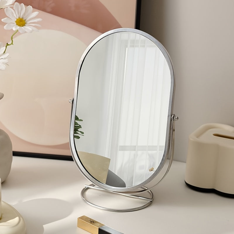 Compact 360 Degree Rotating Makeup Mirror