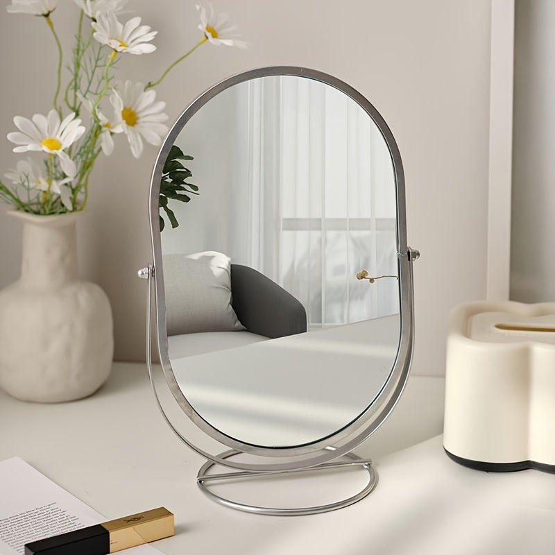 Compact 360 Degree Rotating Makeup Mirror