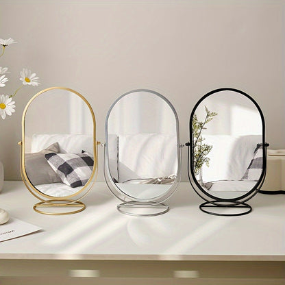 Compact 360 Degree Rotating Makeup Mirror