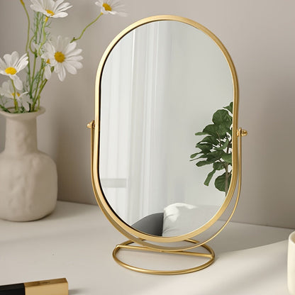 Compact 360 Degree Rotating Makeup Mirror