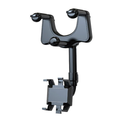 Wide Angle Car Phone Mount Rear View Mirror Holder