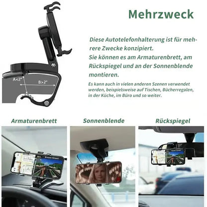 Adjustable 360° Car Phone Mount Holder