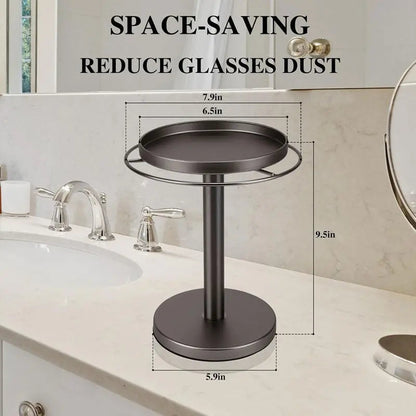 Foldable 360° Glasses Holder - Compact Storage Stand