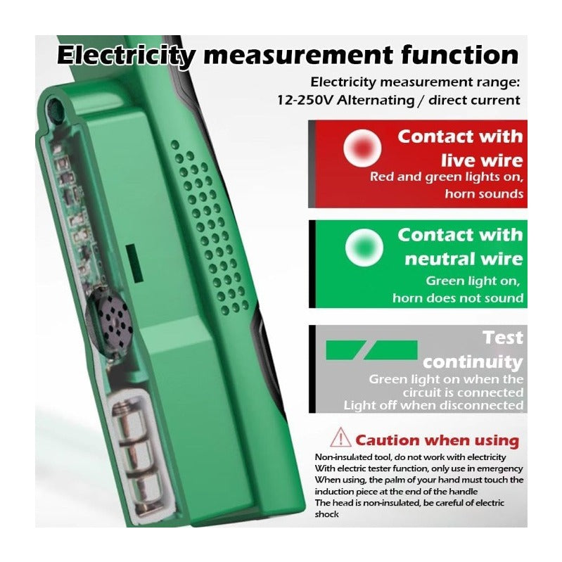 Multi-Function Wire Stripper with Voltage Tester