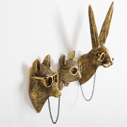Wildlife Animal Head Wall Art Decor