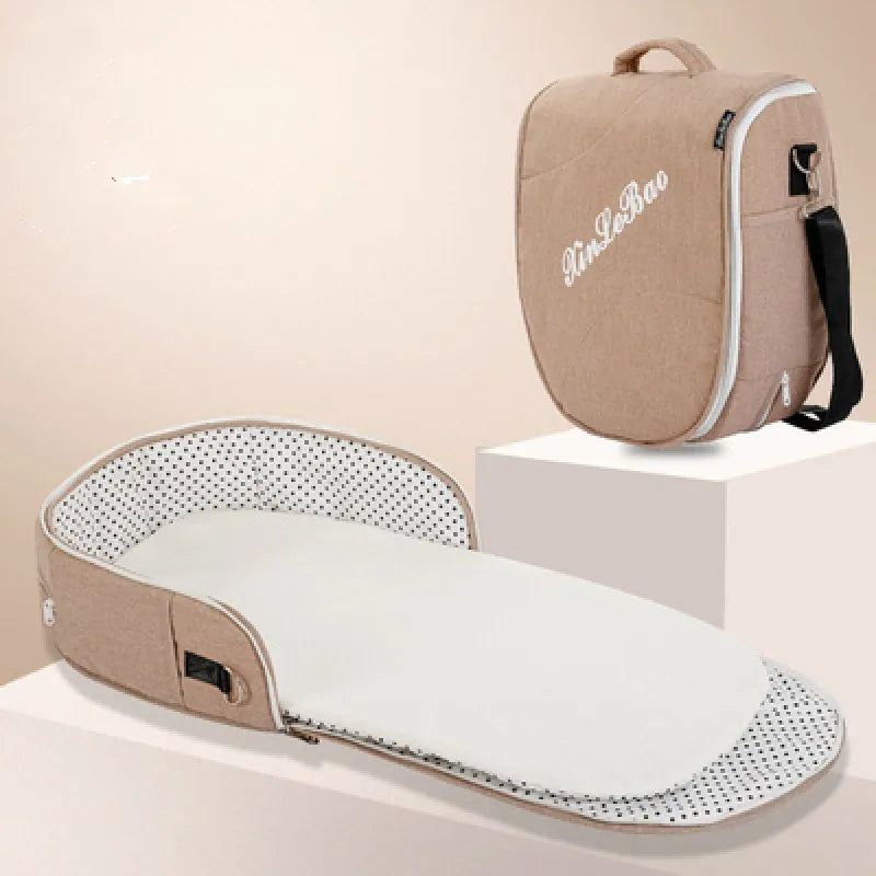 Portable Baby Travel Bed with Net and Carry Bag