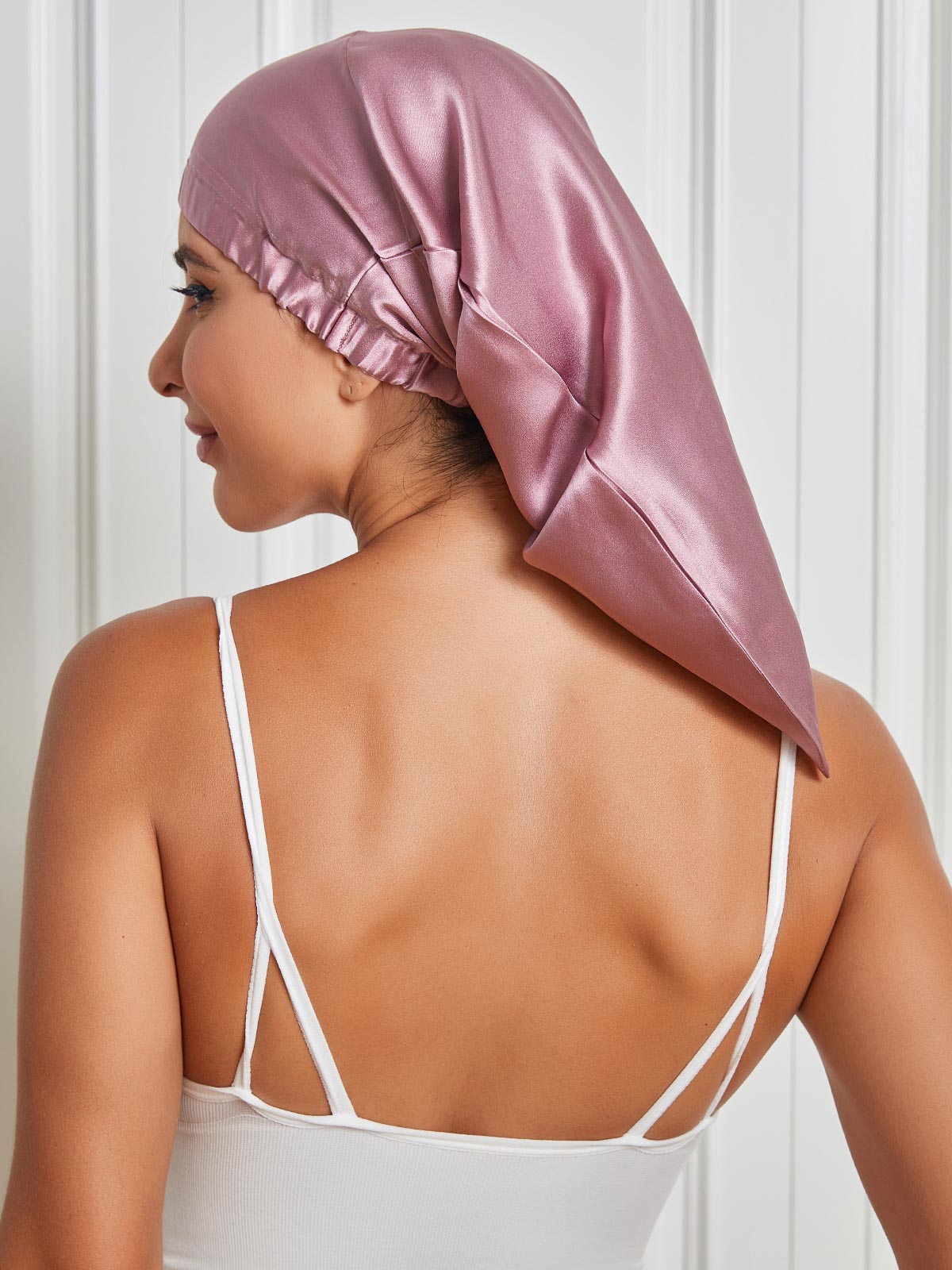 Soft Silk Sleep Cap for Women - Fesara