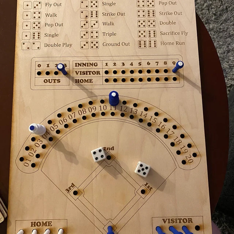 Fun Baseball Strategy Board Game