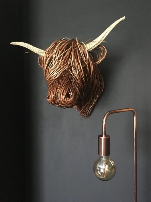Rustic Farm Cow Wall Art Decor - Fesara