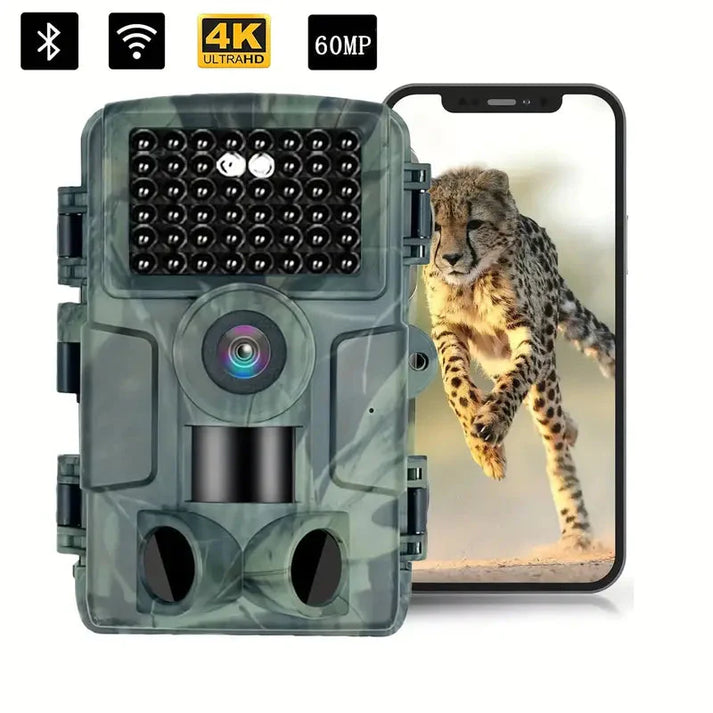 High Definition Outdoor Wildlife Cam - 60MP Wi-Fi Control