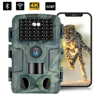 High Definition Outdoor Wildlife Cam - 60MP Wi-Fi Control