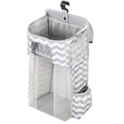 Crib Storage Organizer - Hanging Diaper Caddy