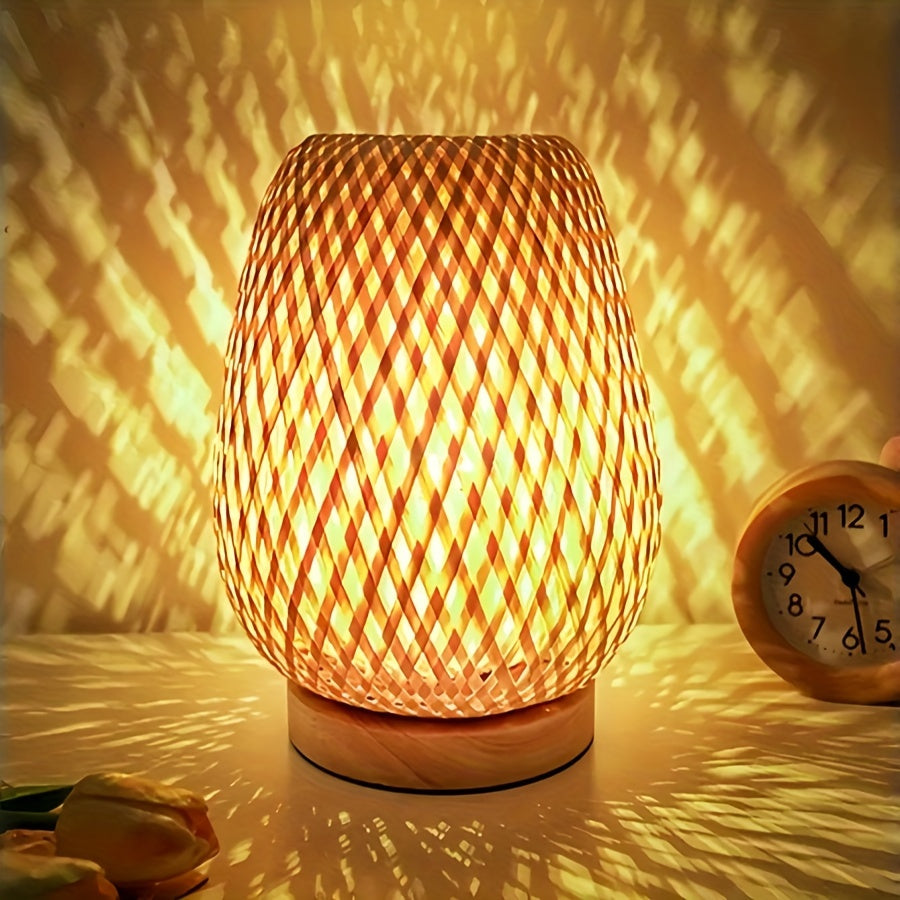 Rustic Chic Bedside Table Lamp