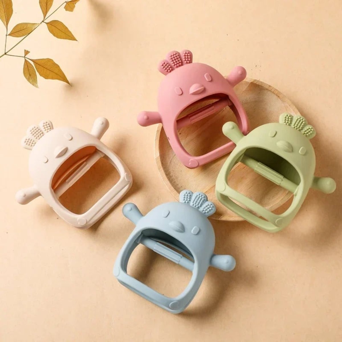 Soft Baby Teething Mitten | Gentle Silicone Chew Toy