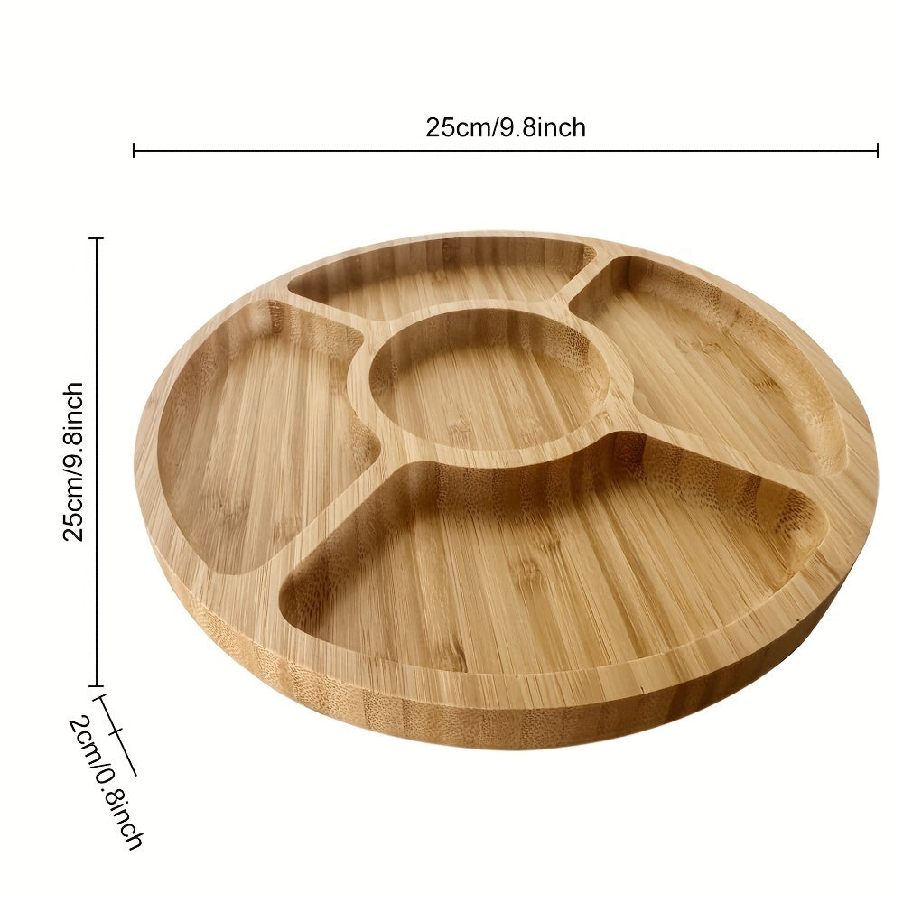Eco Friendly Bamboo Snack Serving Tray