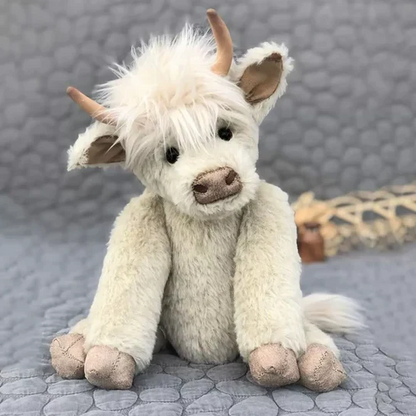 Soft Highland Cow Stuffed Animal Toy - Fesara