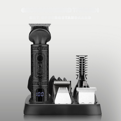 Premium 6-in-1 Grooming Kit with Storage Base