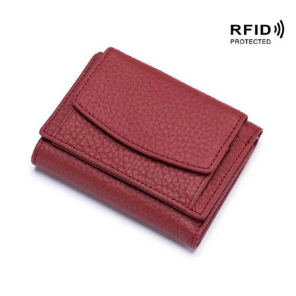Secure Slim Leather Wallet Card Protector