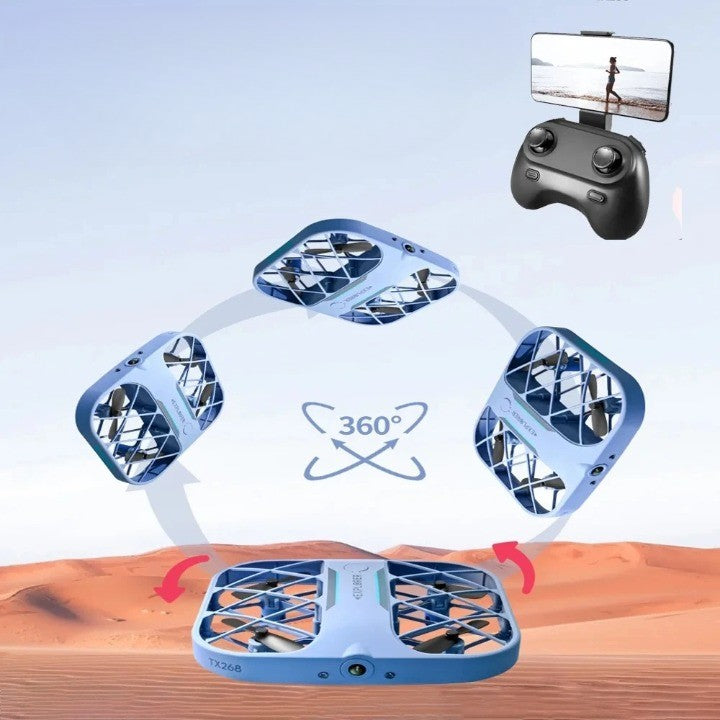 Wi-Fi 360 Degree Rotating Mini Drone Camera Toy