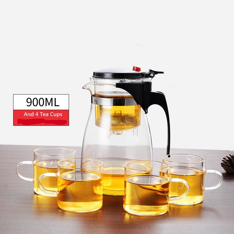 Heat Resistant Borosilicate Glass Teapot