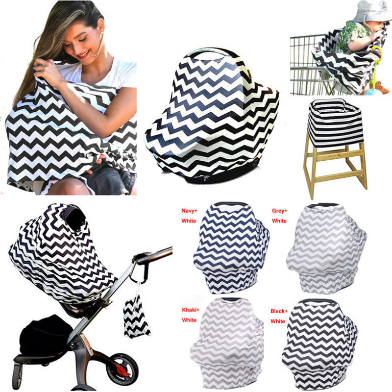 Breathable Baby Carriage and Feeding Cover
