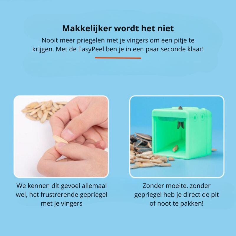Quick Release Sunflower Seed Peeler